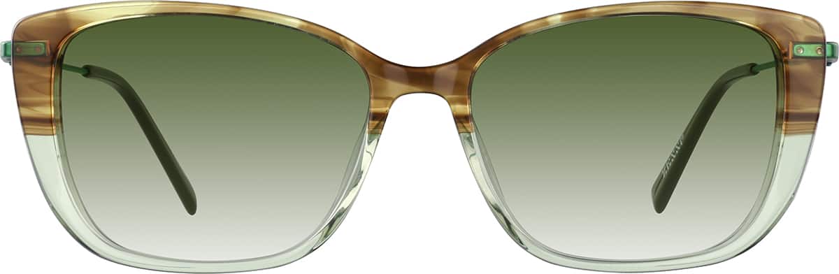 【oan】(Unisex) Mir Jungcheongjin Purple Rectangle Glasses #7820617 | Zenni Optical