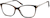Angle view of Square Glasses 7821215 in Brown thumbnail
