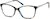 Angle view of Square Glasses 7821216 in Blue thumbnail