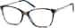 Angle view of Square Glasses 7821216 in Blue thumbnail