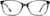 Front view of Square Glasses 7821216 in Blue thumbnail