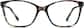 Front view of Square Glasses 7821216 in Blue thumbnail