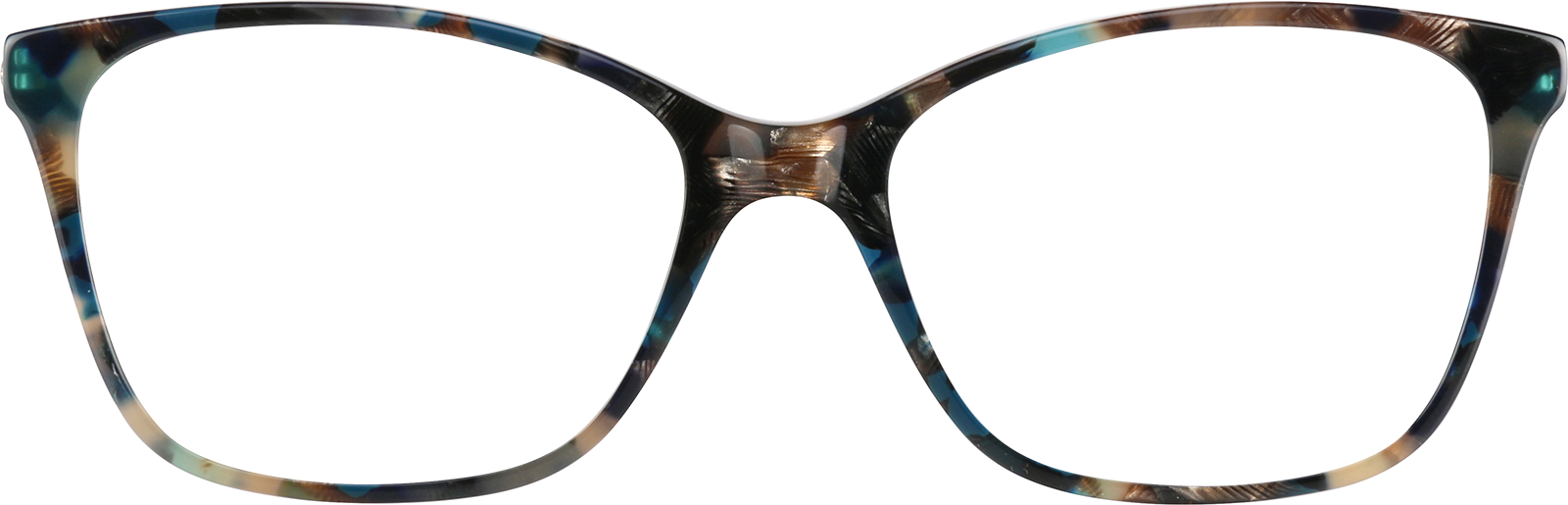 Blue Square Glasses #7821216 | Zenni Optical
