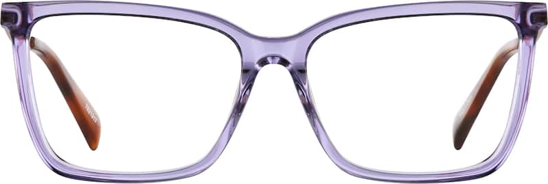 Lilac Square Glasses