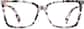 Front view of Square Glasses 7821339 in Tortoiseshell thumbnail