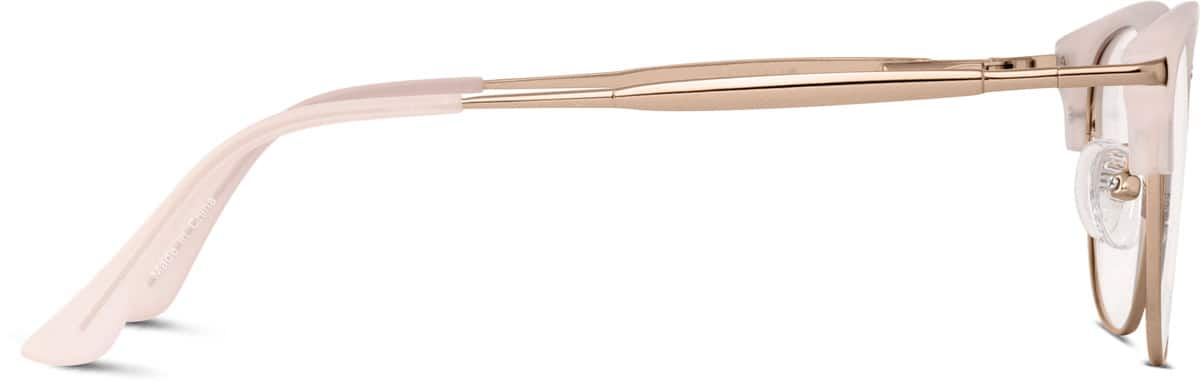 Side view of Browline Glasses 7821519 in Pink