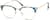 Angle view of Browline Glasses 7821524 in Green Tortoiseshell thumbnail