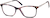 Angle view of Rectangle Glasses 7821717 in Purple Tort thumbnail