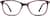 Front view of Rectangle Glasses 7821717 in Purple Tort thumbnail