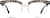 Front view of Browline Glasses 7821925 in Tortoiseshell thumbnail