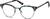 Angle view of Browline Glasses 7822024 in Green Pattern thumbnail