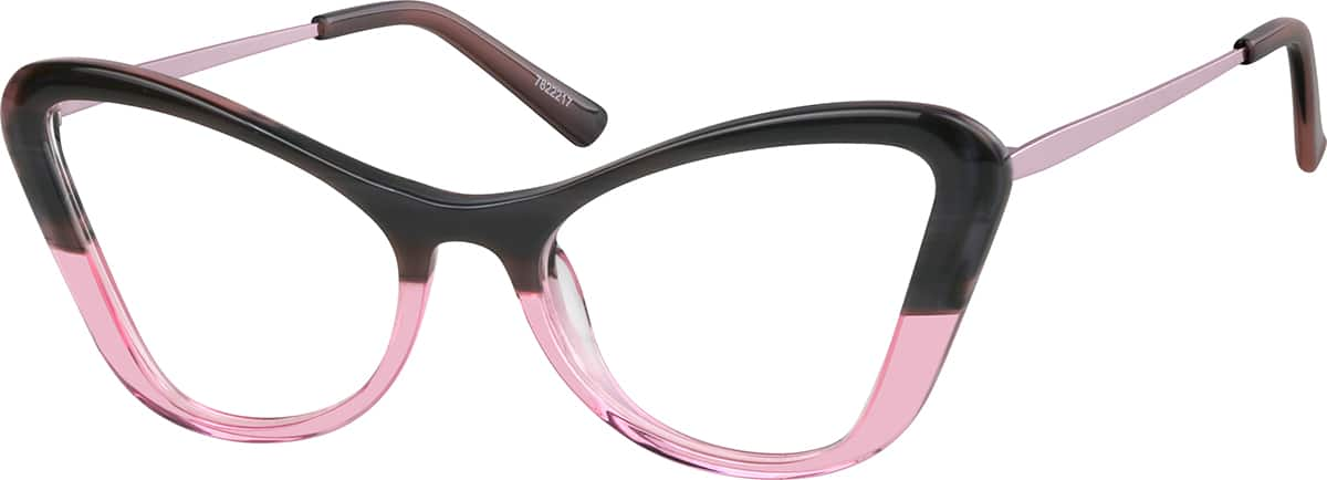 Angle view of Cat-Eye Glasses  7822217 in Purple