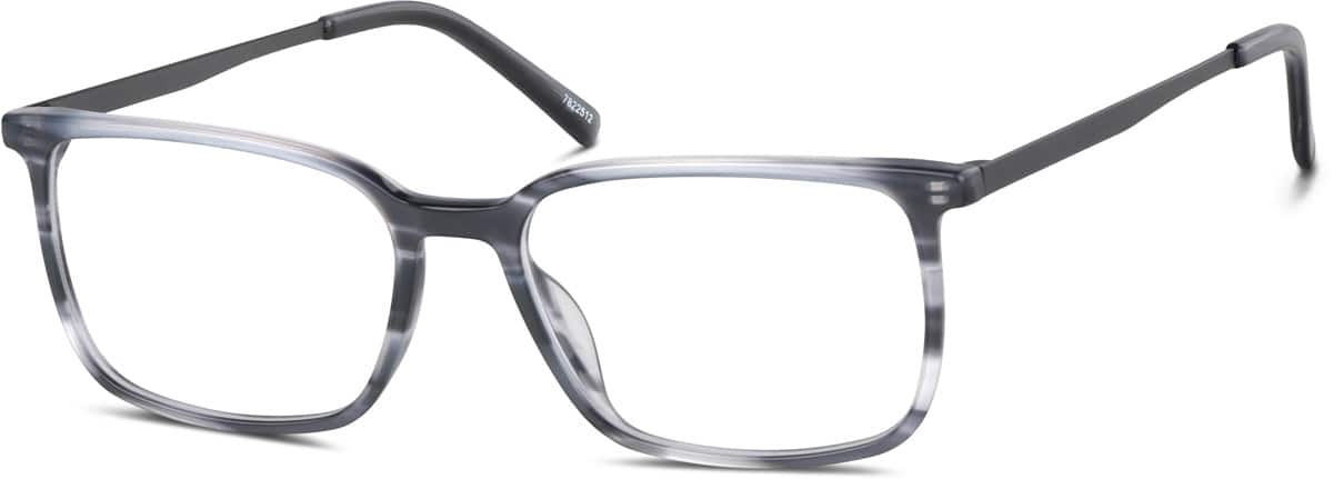 Smoke Rectangle Glasses #7822512 | Zenni Optical Canada