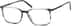 Rectangle Glasses 7822512 in Smoke