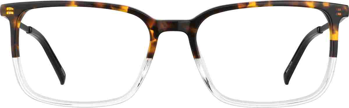 Classic Tortoiseshell Rectangle Glasses