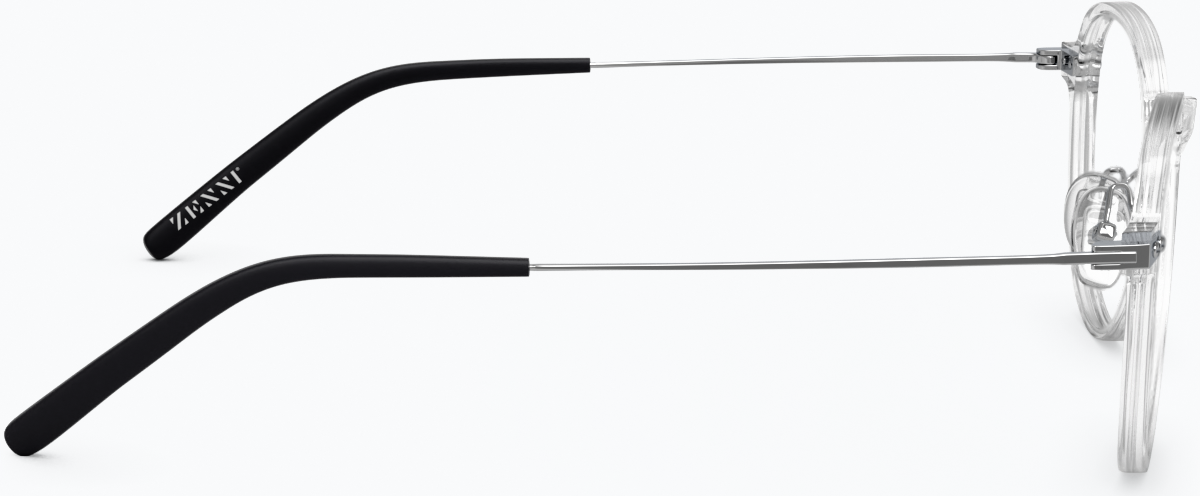 Side view of Round Glasses 7822623 in Clear thumbnail