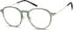 Angle view of Round Glasses 7822624 in Green thumbnail