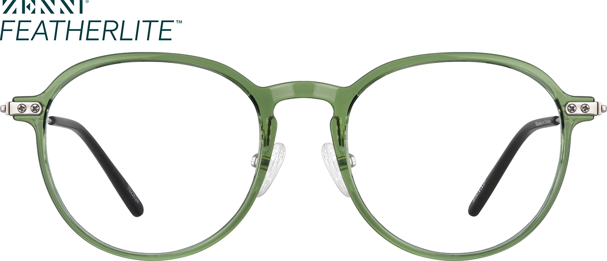 Green Round Glasses