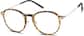Angle view of Round Glasses 7822625 in Tortoiseshell thumbnail