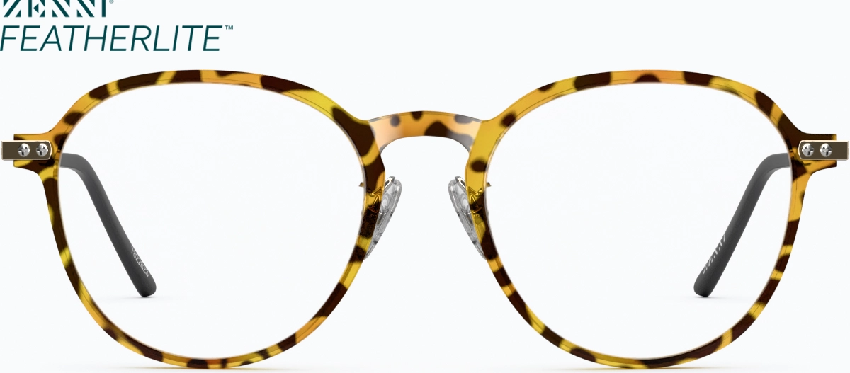 Front view of Round Glasses 7822625 in Tortoiseshell thumbnail
