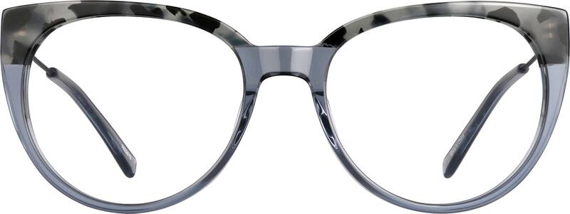 Charcoal Round Glasses