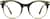 Front view of Round Glasses 7823412 in Dune Ombre thumbnail