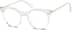 Round Glasses 7823423 in Clear