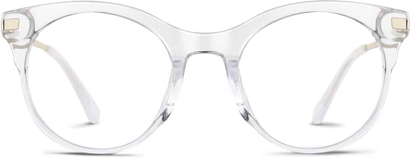Clear Round Glasses