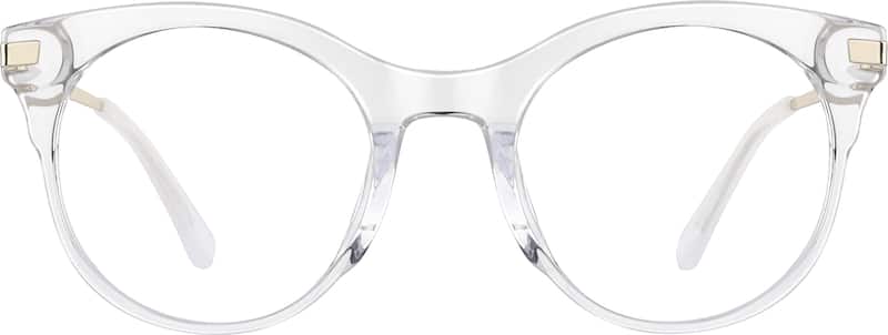 Clear Round Glasses