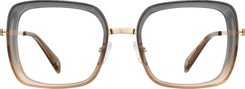 Grey Square Glasses