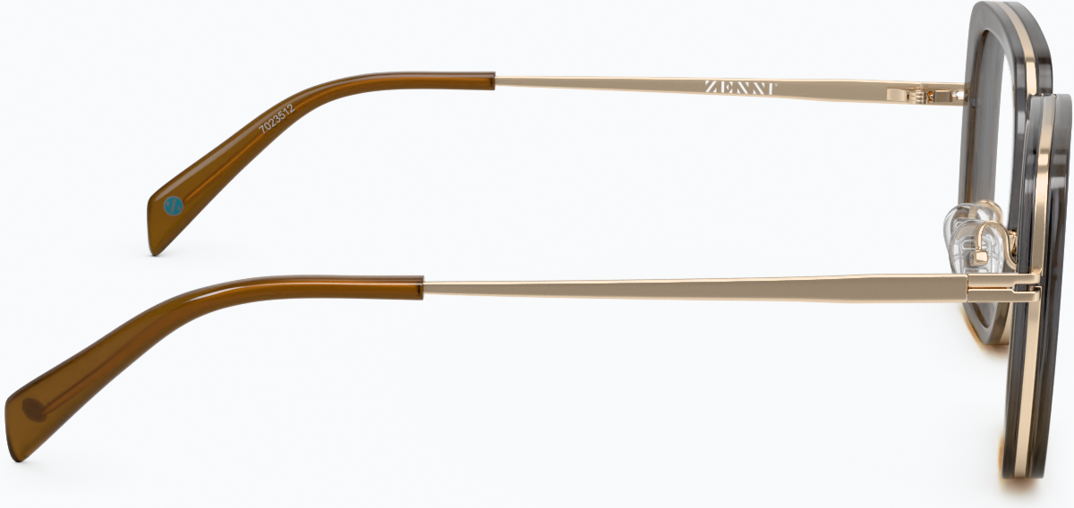 Side view of Square Glasses 7823512 in Grey thumbnail