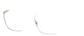 Angle view of Square Glasses 7823512 in Grey thumbnail