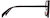 Side view of Square Glasses 7823518 in Red thumbnail