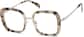 Angle view of Square Glasses 7823535 in Ivory Tortoiseshell thumbnail