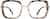 Front view of Square Glasses 7823535 in Ivory Tortoiseshell thumbnail