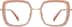 Square Glasses 7823542 in Peach