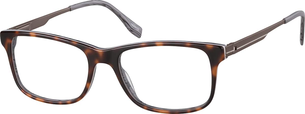 Tortoiseshell Rectangle Glasses #7823625 | Zenni Optical