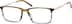 Rectangle Glasses 7823815 in Brown