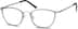 Rectangle Glasses 7824112 in Graphite