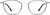 Front view of Rectangle Glasses 7824112 in Graphite thumbnail