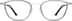Rectangle Glasses 7824112 in Graphite