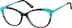 Oval Glasses 7824239 in Turquoise