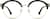 Front view of Browline Glasses 7824421 in Black thumbnail