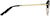 Side view of Browline Glasses 7824421 in Black thumbnail