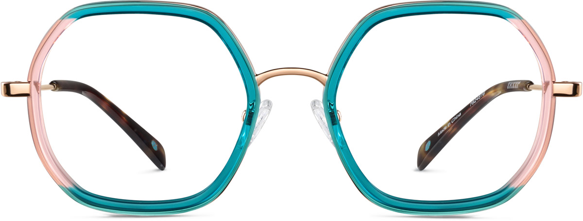 Cotton Candy Geometric Glasses