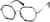 Angle view of Geometric Glasses 7824835 in Pink Calico thumbnail