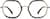 Front view of Geometric Glasses 7824835 in Pink Calico thumbnail