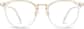 Front view of Square Glasses 7825023 in Clear thumbnail