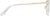 Side view of Square Glasses 7825023 in Clear thumbnail