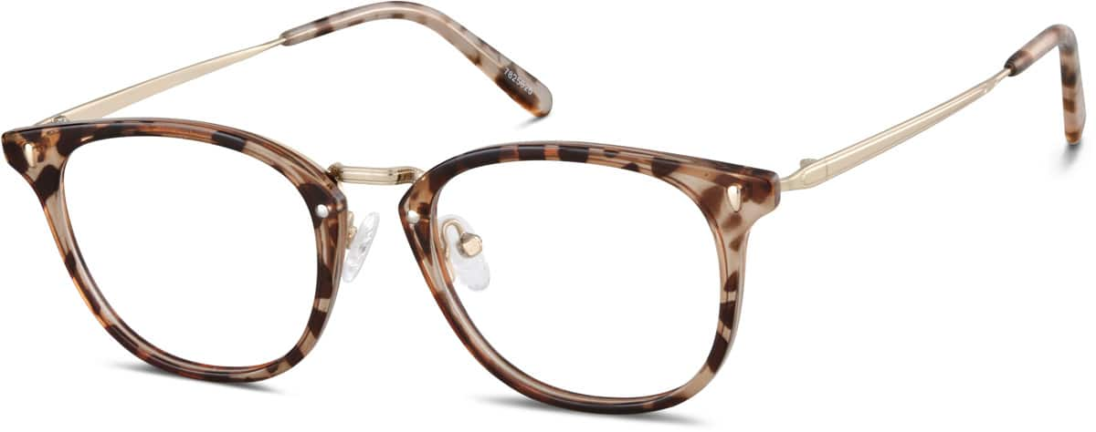 Angle view of Square Glasses 7825025 in Tortoiseshell